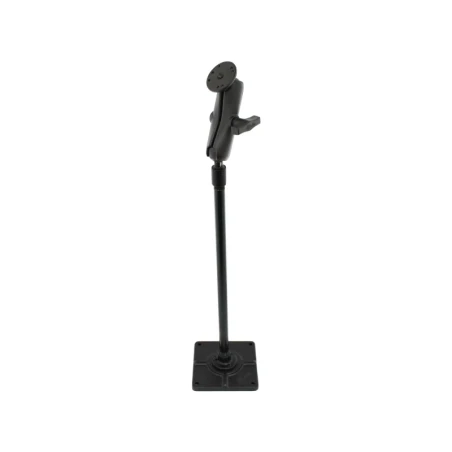 Standfuss mit Stab (ca. 450 mm) und AMPS-Anbindung - mittlerer Verbindungsarm, runde Basisplatte