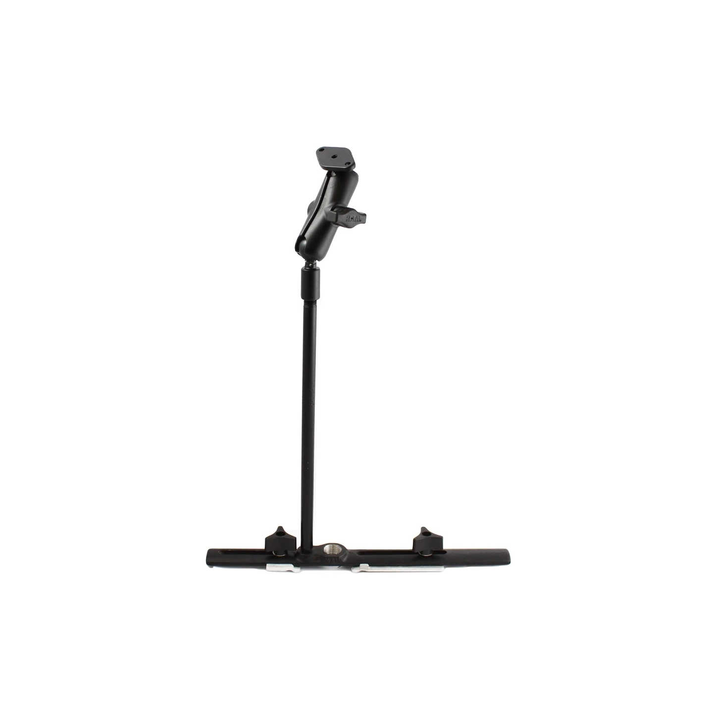 Cessna seat rail mount with Diamond connection - rail, flex arm (approx. 300 mm) centre connecting arm