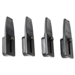 flat side arms (rear) for Tough-Tray universal laptop cradles - 4 pieces incl. mounting kit