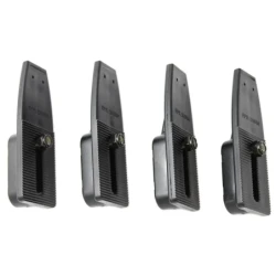 flache Seitenarme (Rückseite) für Tough-Tray Universal Laptop-Halteschalen - 4 Stück inkl. Befestigungs-Kit