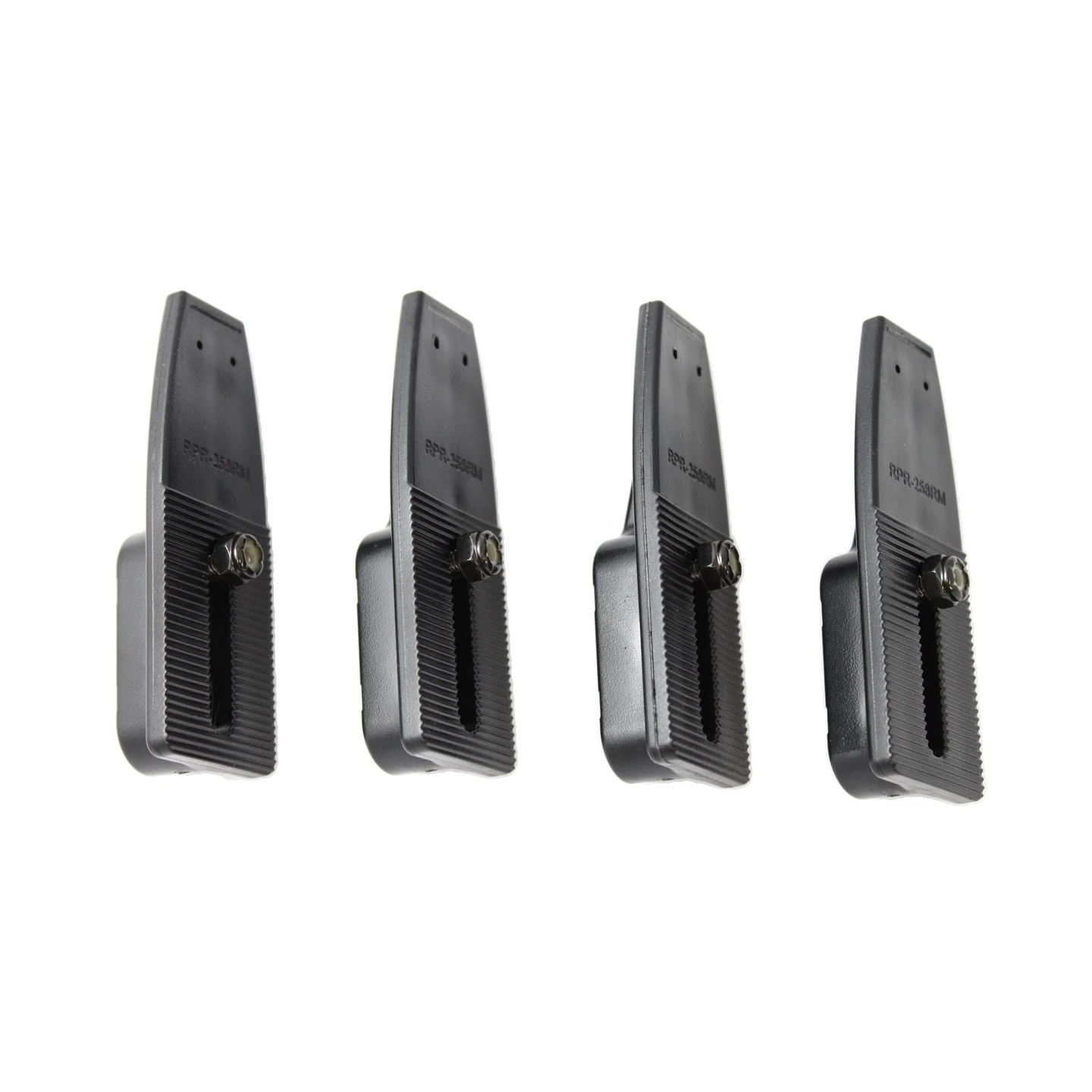 flat side arms (rear) for Tough-Tray universal laptop cradles - 4 pieces incl. mounting kit