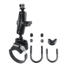 GoPro camera mount for handlebars/tubes - with clamp, (1 inch)