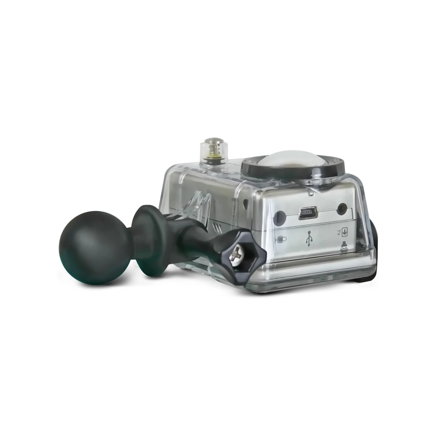 GoPro camera mount for handlebars/tubes - with clamp, (1 inch)