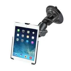 Saugfusshalterung für Apple iPad Air 1-2 / iPad Pro 9.7 (ohne Schutzhüllen) - mittlerer Verbindungsarm