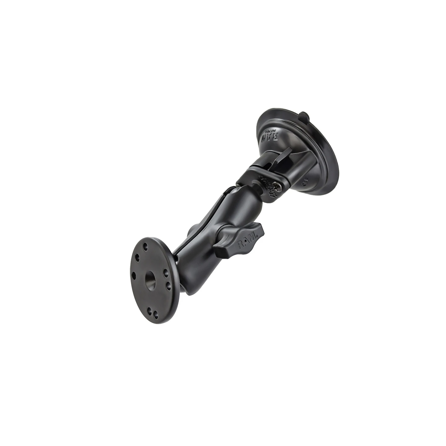 Suction base mount for Apple iPad Air 1-2 / iPad Pro 9.7 (without protective cases) - centre connecting arm