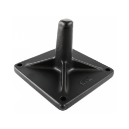 Base with tapered tube - Base area 127 x 127 mm