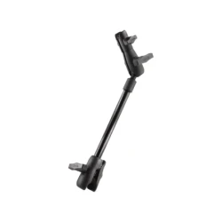 Pipe Verlängerungsarm für Rollstühle - C-/ (1 u. 1,5 Zoll), Armlänge ca. 480mm,  Aufnahme (unten),  Anbindung (oben)
