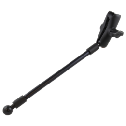 Extension arm with connecting arm - aluminium arm with 1/4" NPT threads (approx. 225 mm), 2x end pieces with ball