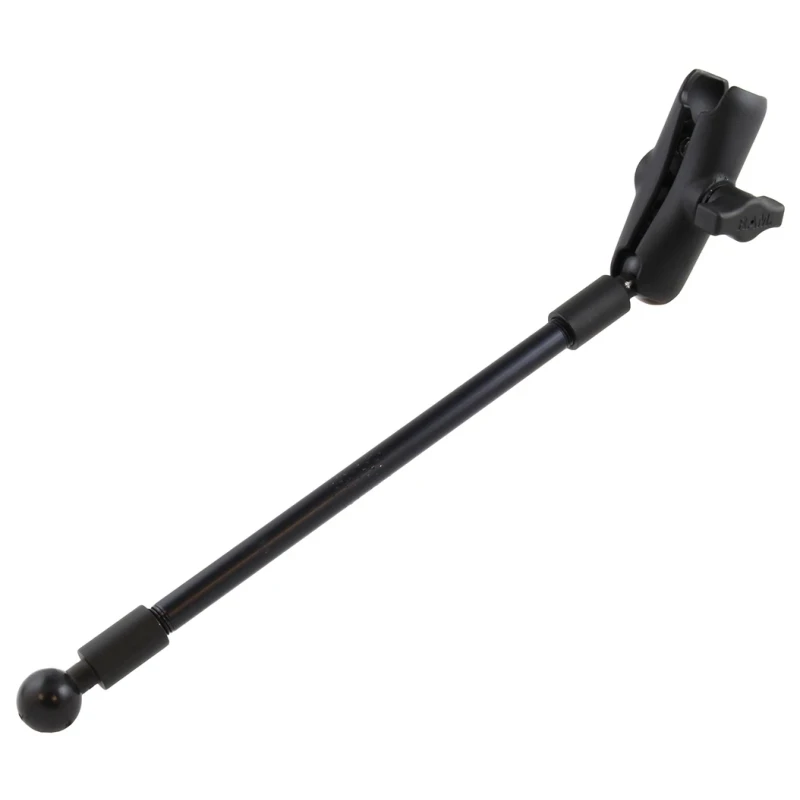 Verlängerungsarm mit Verbindungsarm - Aluminiumarm mit 1/4" NPT-Gewinden (ca. 225 mm), 2x Endstücke mit Kugel
