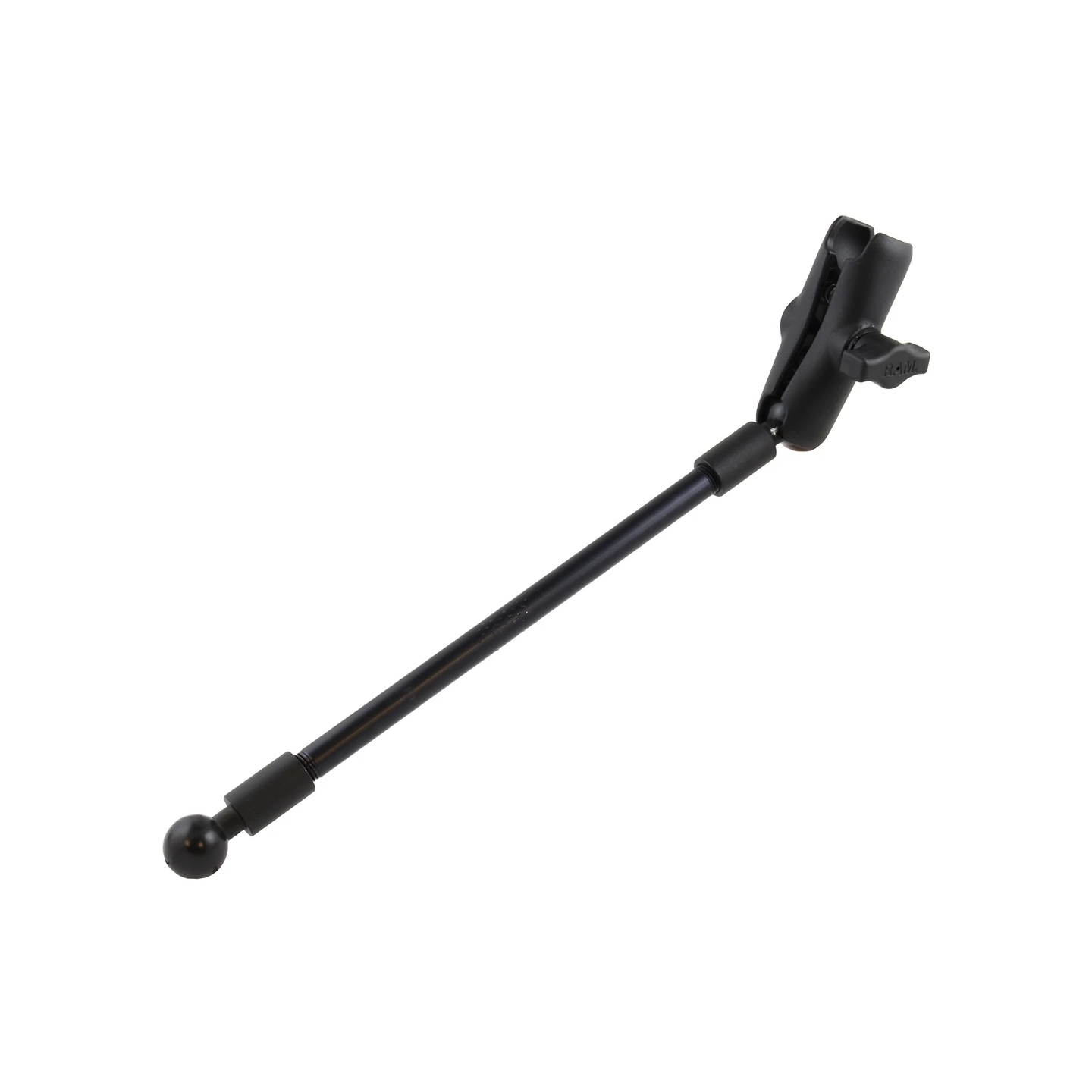 Extension arm with connecting arm - aluminium arm with 1/4" NPT threads (approx. 225 mm), 2x end pieces with ball