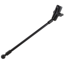 Extension arm with connecting arm - aluminium arm with 1/4" NPT threads (approx. 300 mm), 2x end pieces with ball