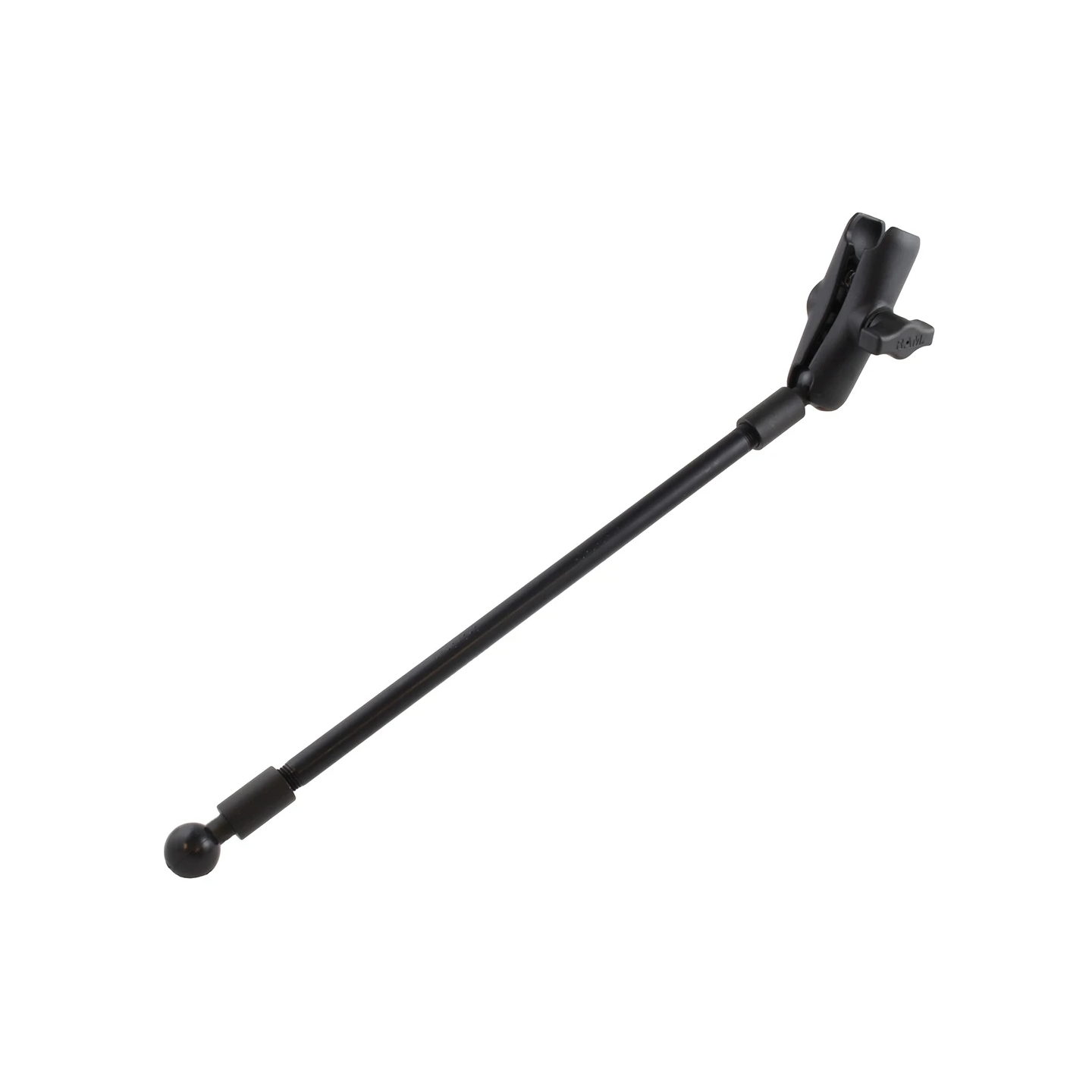 Extension arm with connecting arm - aluminium arm with 1/4" NPT threads (approx. 300 mm), 2x end pieces with ball