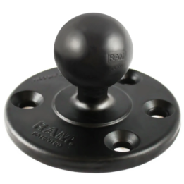 round base plate (120° hole pattern) - (1.5 inch)
