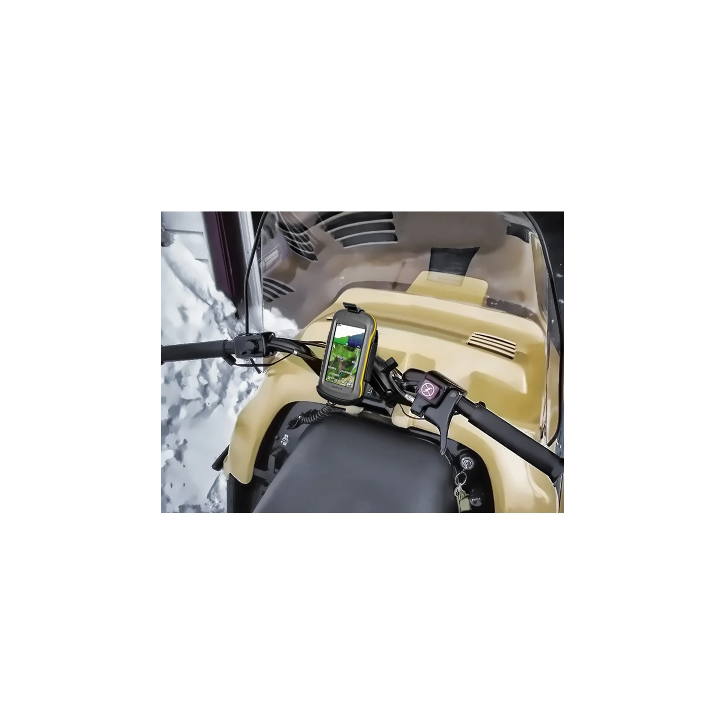RAM MOUNT Garmin Montana mount handlebar/tube, centre arm - RAM-B-149Z-GA46U