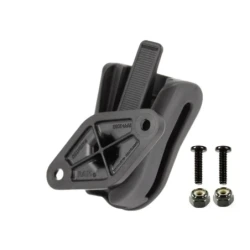 Verbundstoff Gürtelclip mit Diamond-Aufnahme (Trapez) - mit Schrauben-Set