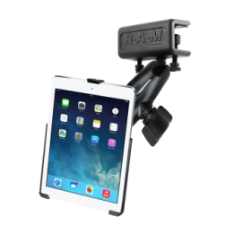 Panel mount for Apple iPad Air 1-2 / iPad Pro 9.7 (without protective cases) - centre connecting arm