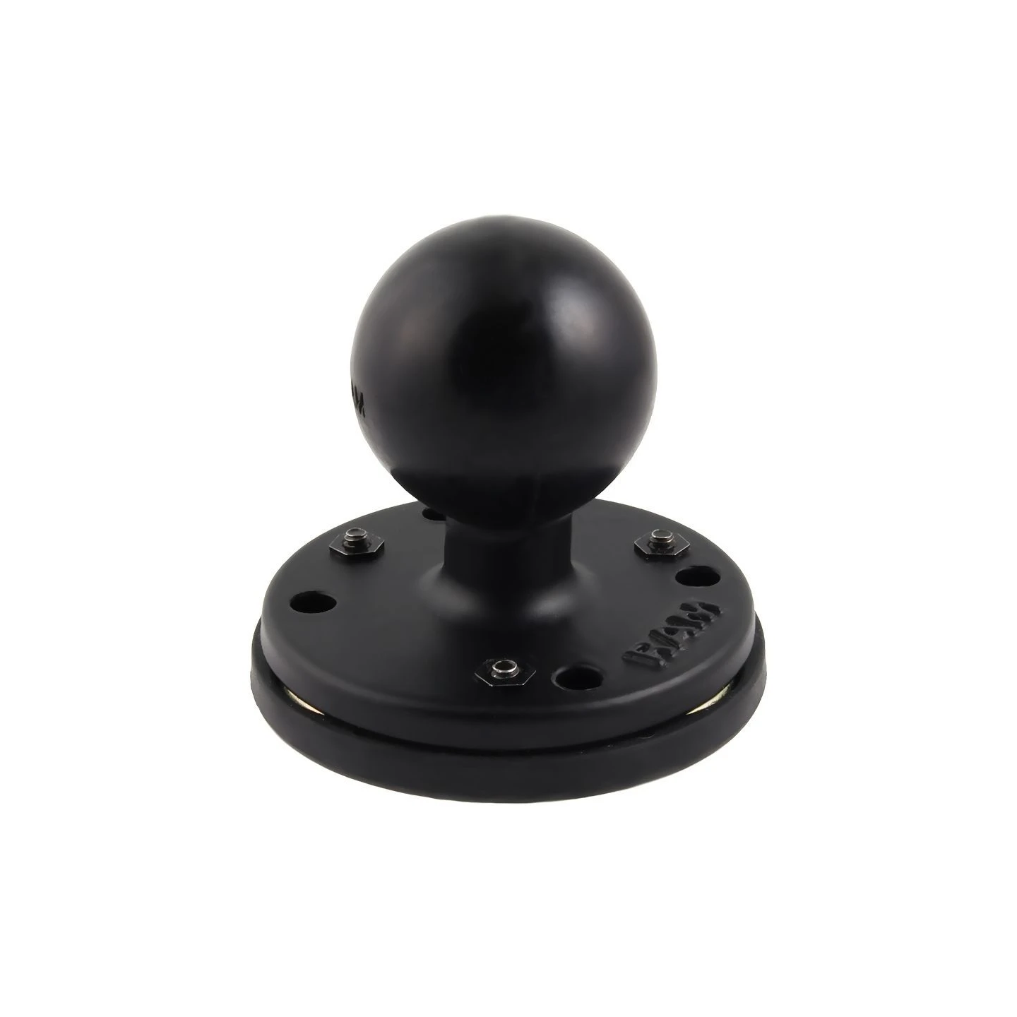 round base plate (AMPS) with magnetic base - (1.5 inch), in polybag