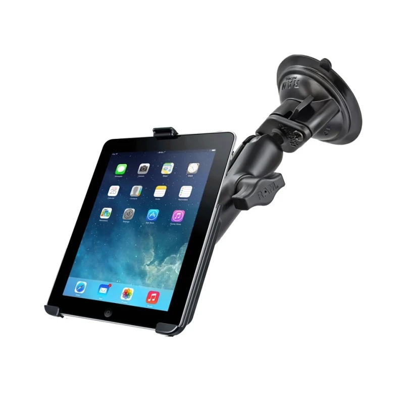 Saugfusshalterung für Apple iPad 2-4 (ohne Schutzhüllen) - mittlerer Verbindungsarm