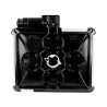 Device holder for Apple iPad 1-4 (without protective cover/case) - with combination lock, AMPS connection, screw set