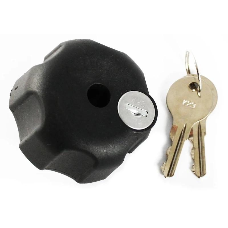 Sicherungsschloss für Schwenkarme - 3/8"-16 Innengewinde (Stahl verstärkt), 2 Schlüssel