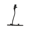 Cessna seat rail mount with 1 inch rail, flex arm (approx. 300 mm) centre connecting arm