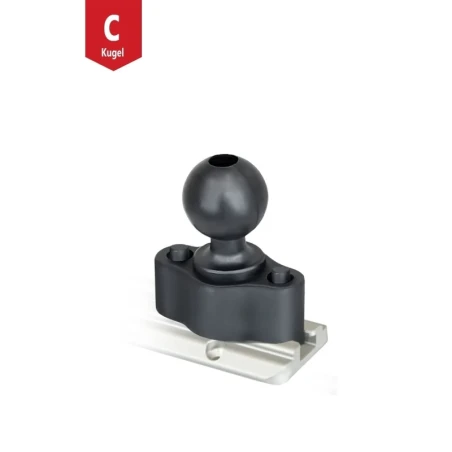 Verbundstoff Basiskugel für Tough-Track Schienen - Quick-Release-System