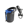 Tube holder with cup holder - with clamp, (1 inch)