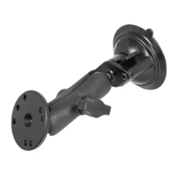 Verbundstoff/Aluminium Saugfuss-Set mit AMPS-Anbindung - mittlerer Verbindungsarm, Diamond-Basisplatte (Aluminium, Trapez)