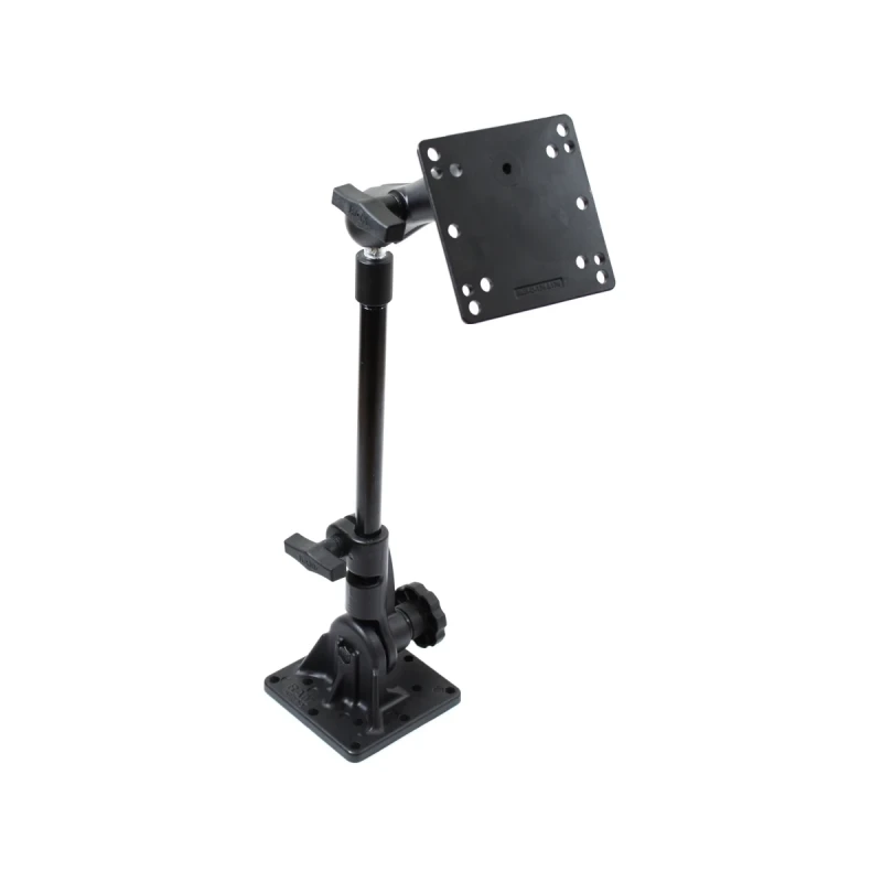 Ratchet Standhalterung mit VESA-Anbindung (oben) - Stab ca. 300 mm,  (1,5 Zoll, oben)