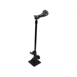Ratchet Standhalterung mit AMPS-Anbindung - Stab ca. 450 mm, runde Basisplatte  (1,5 Zoll, oben)