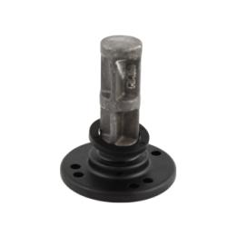 round base mounting with NPT pin (12.7 mm diameter) - Base diameter 63.5 mm