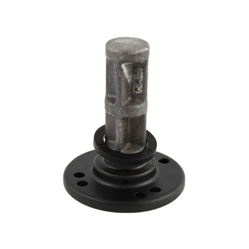 runde Basisbefestigung mit NPT-Stift (12,7 mm Durchmesser) - Basis-Durchmesser 63,5 mm