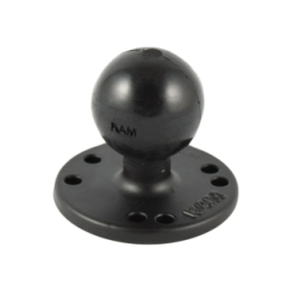 round base plate (AMPS) with (1.5 inch) - 5/16"-18 opening (underside)