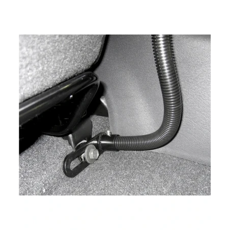Pod III Fahrzeug Sitzschienen-Befestigung mit VESA-Anbindung - flexible Stäbe (ca. 450 / 500 / 750 mm Länge)