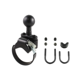 Pipe clamp for handlebars/pipes - (1.5 inch), galvanised U-bracket