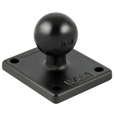 Basisplatte rechteckig (2 x 1,7 Zoll) -  (1 Zoll), AMPS-Lochraster