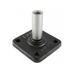 quadratische Grundplatte (82,5 x 82,5 mm) mit NPT-Stab (12,7 mm Durchmesser)