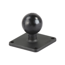 square base plate (63.5 x 63.5 mm) with (1.5 inch) - in polybag