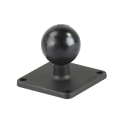 quadratische Basisplatte (63,5 x 63,5 mm) mit  (1,5 Zoll) - im Polybeutel