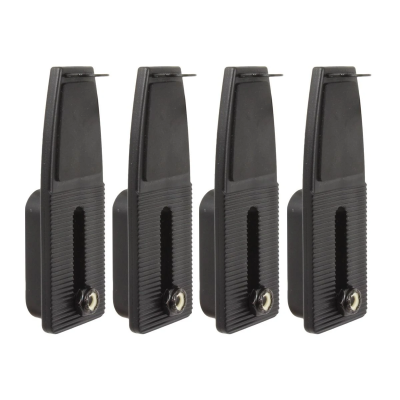 flache Seitenarme für Tough-Tray Universal Laptop-Halteschalen - 4 Stück inkl. Befestigungs-Kit (Schraube, Mutter)