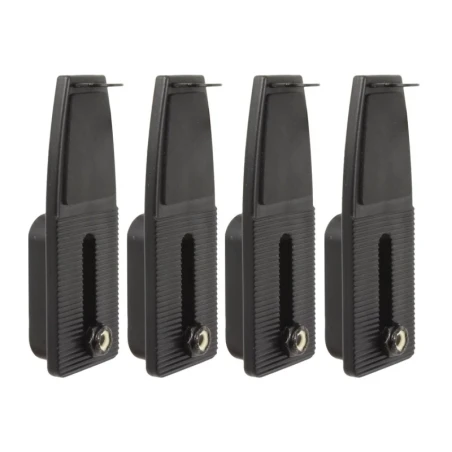 flache Seitenarme für Tough-Tray Universal Laptop-Halteschalen - 4 Stück inkl. Befestigungs-Kit (Schraube, Mutter)