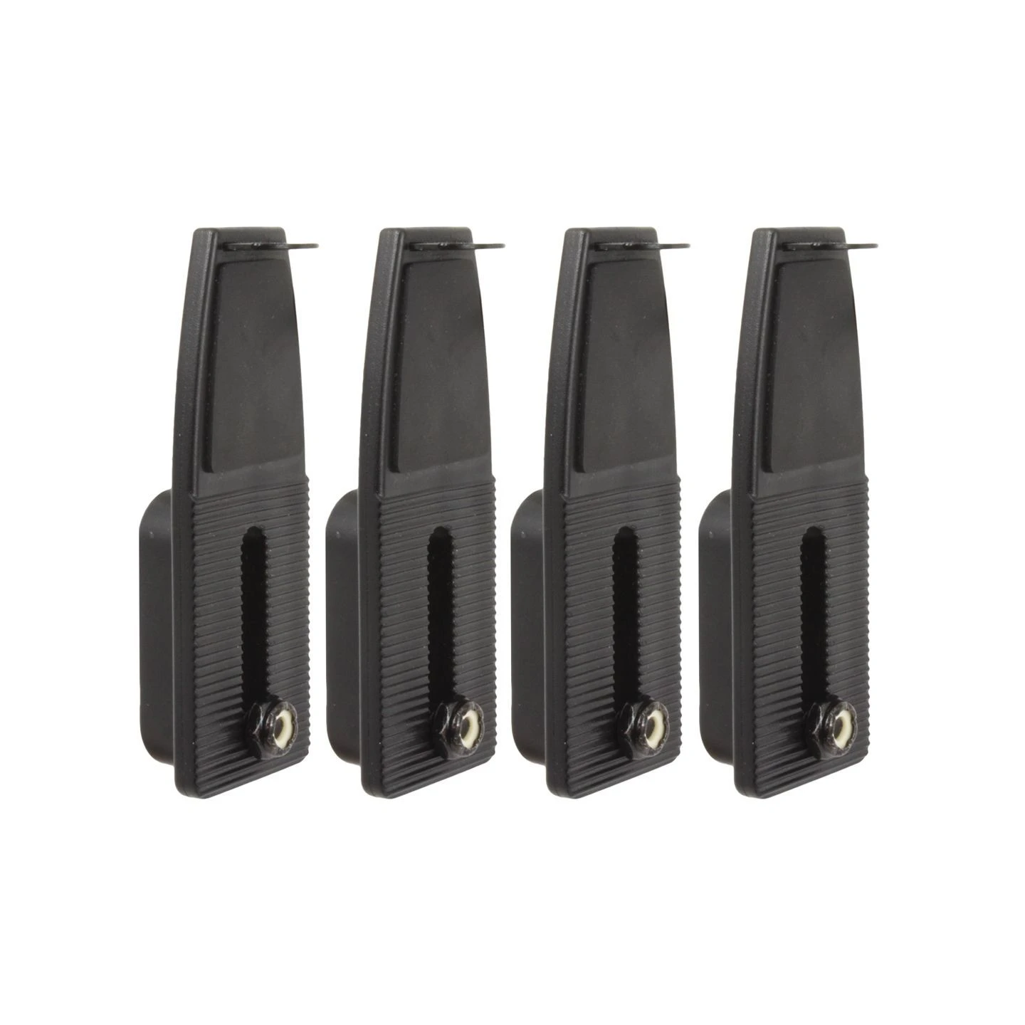 flache Seitenarme für Tough-Tray Universal Laptop-Halteschalen - 4 Stück inkl. Befestigungs-Kit (Schraube, Mutter)