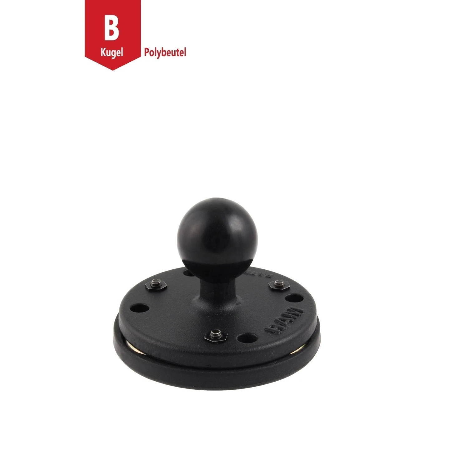 Basisplatte rund mit Magnet-Unterbau -  (1 Zoll), AMPS
