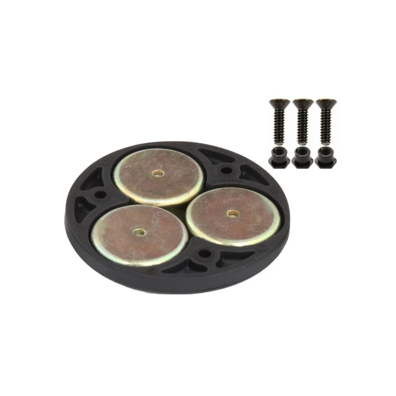 Round base plate with magnetic base - (1 inch), AMPS