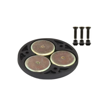 Round base plate with magnetic base - (1 inch), AMPS