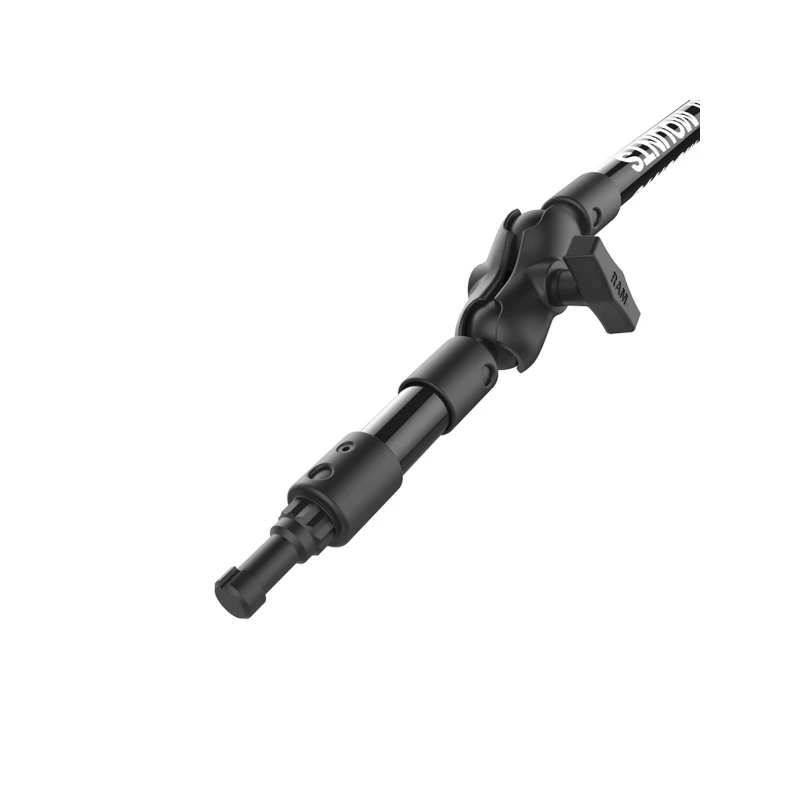 Verlängerungsarm für GoPro-Kameras mit Spline Post Adapter - Gesamtlänge ca. 675 mm, Endstücke mit Kugel