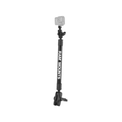 Extension arm with GoPro adapter - plastic tube, (approx. 300 mm), 2x end pieces with ball, 2x short connecting arms