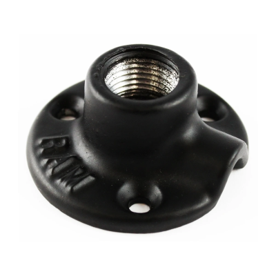 runde Basis mit 1/2" NPT-Innengewinde (90°) - im Polybeutel