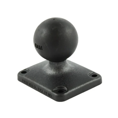 rechteckige Verbundstoff-Basisplatte (50,8 x 63,5 mm) mit  (1,5 Zoll) - im Polybeutel