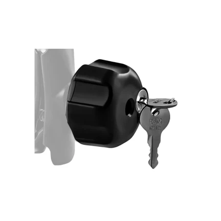 Sicherungsschloss für  Verbindungsarme - 1/4"-20 Innengewinde, 2 Schlüssel